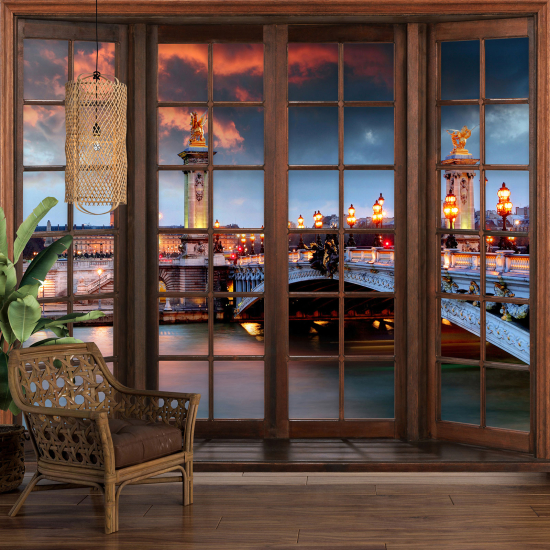 Fototapeten 3D Optische Täuschung - Paris