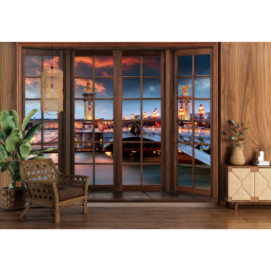 Fototapeten 3D Optische Täuschung - Paris