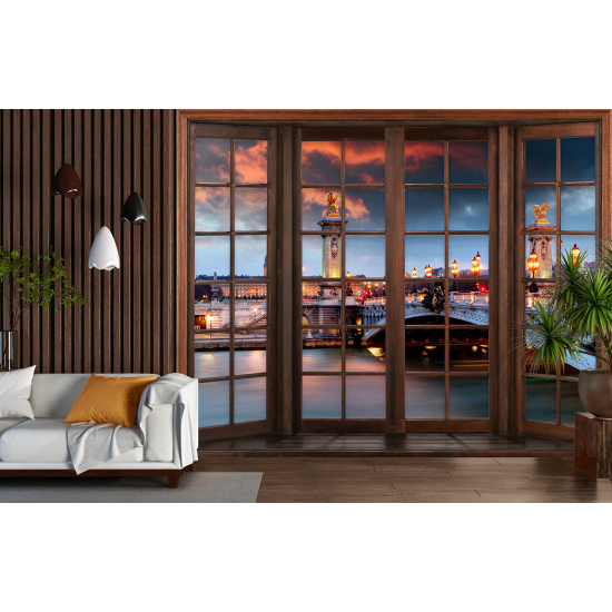 Fototapeten 3D Optische Täuschung - Paris