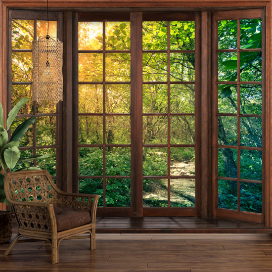 Fototapeten 3D Optische Täuschung - Weg