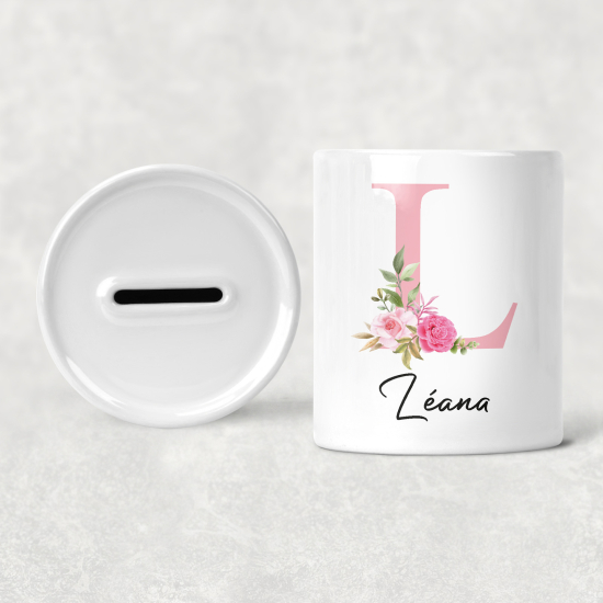 Personalisierte Sparschwein für Kinder - L