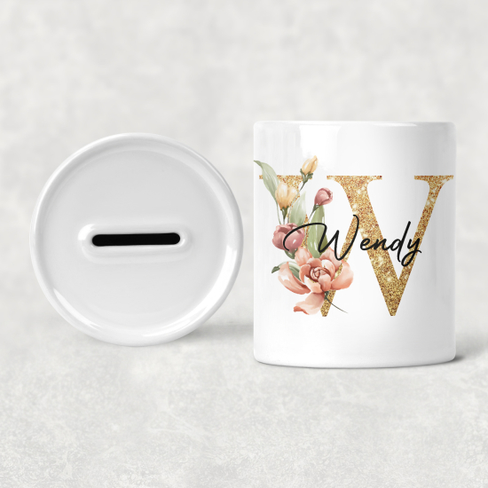 Personalisierte Sparschwein für Kinder - W