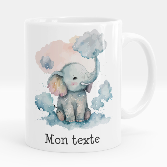 Personalisierte Tasse - Baby-Elefant