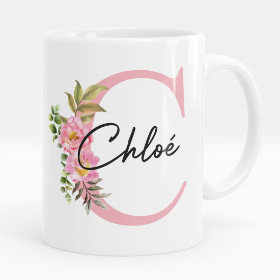 Personalisierte Tasse - Buchstabe C