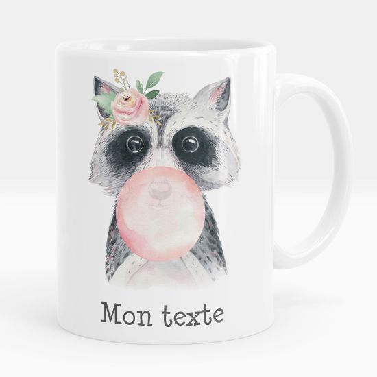 Personalisierte Tasse - Waschbär