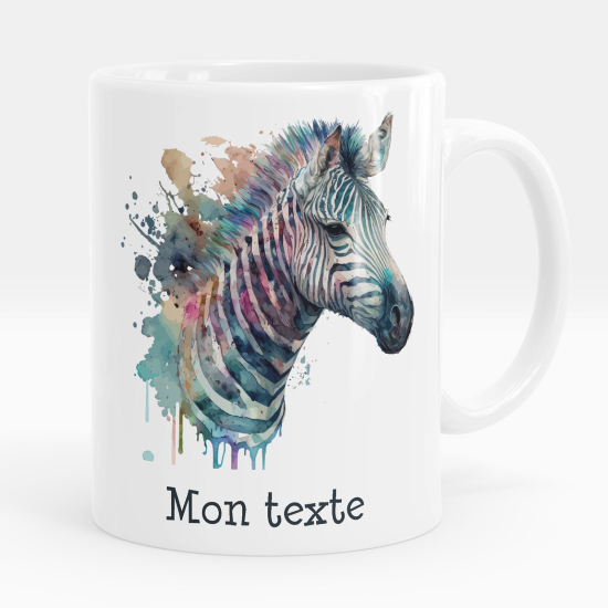 Personalisierte Tasse - Zebra