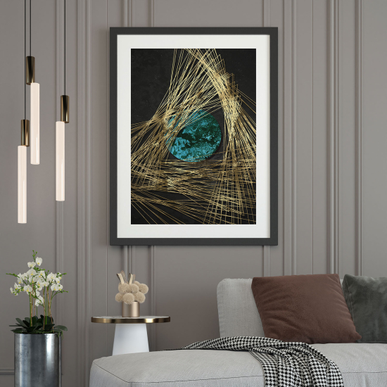 Poster - Abstrakter Mond