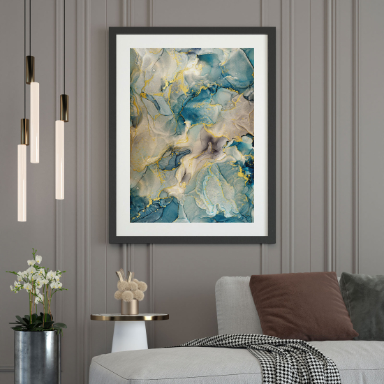 Poster - Marmor-Effekt