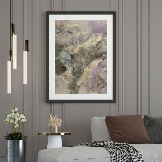 Poster - Marmor-Effekt