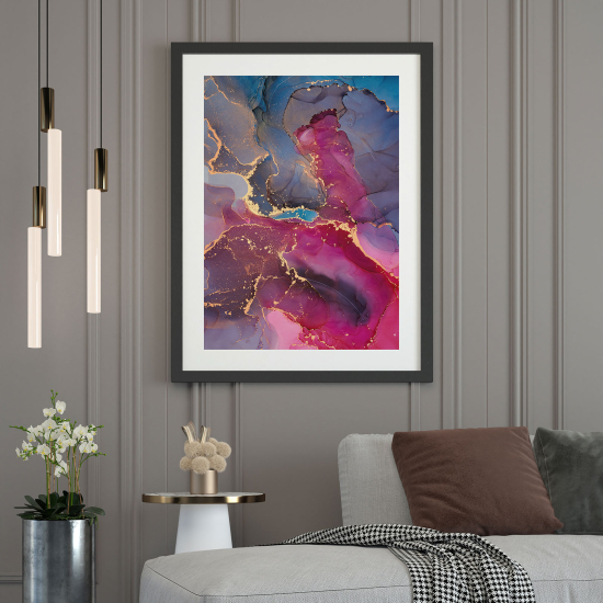 Poster - Marmor-Effekt