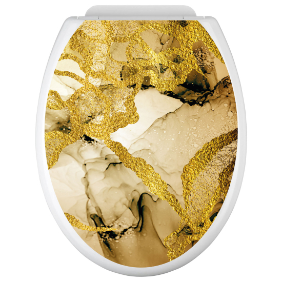 WC Aufkleber - Marmor-Effekt