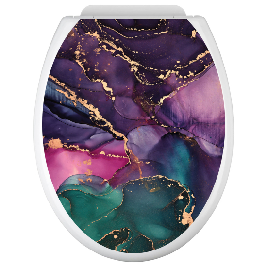 WC Aufkleber - Marmor-Effekt