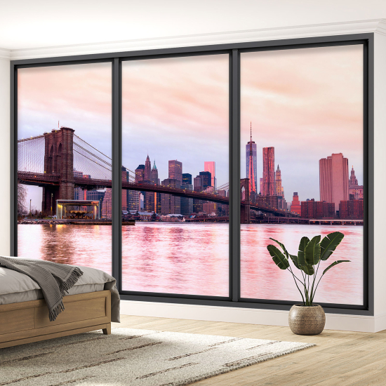 Fototapeten 3D Optische Täuschung - New York