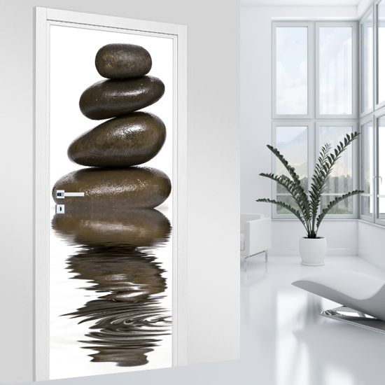 Türaufkleber - Kieselsteine