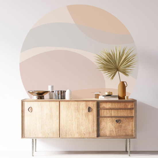 Wandtattoo rund - Abstrakt